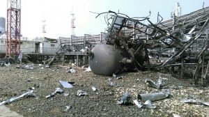 Взрыв ресивера на месторождении