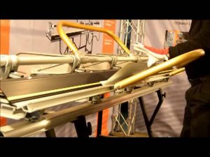 Как согнуть соединительную планку на листогибе Van Mark