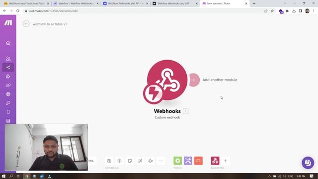 Webflow To Airtable Using Make (Integromat) And Webhooks | Webflow Automation Tutorial смотреть онлайн