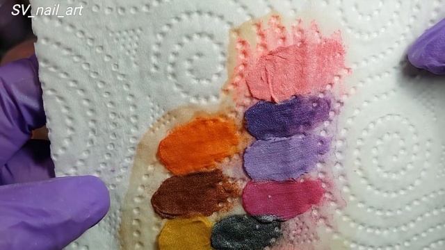 Как сделать цветную акриловую пудру? Замес цветной палитры акриловых пудр!/ Тест и акриловая лепка. смотреть онлайн