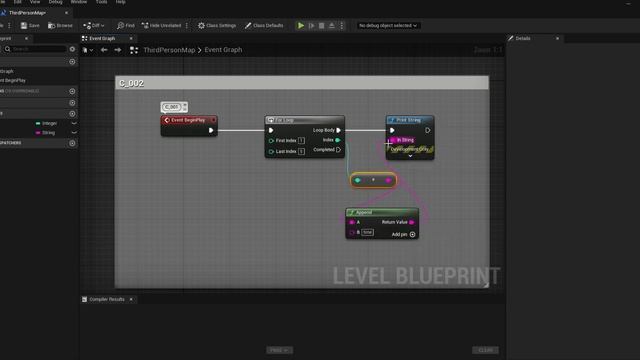 UE5 Blueprints Tutorial 006-7 Create Node: Append / String ノードの作成（Append / String） смотреть онлайн