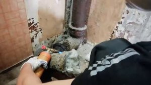 РАСЧЕКАНКА ЧУГУНИЕВОЙ ТРУБЫ ЗА 10 МИНУТ