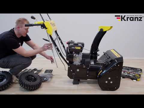Сборка снегоуборщика KRANZ