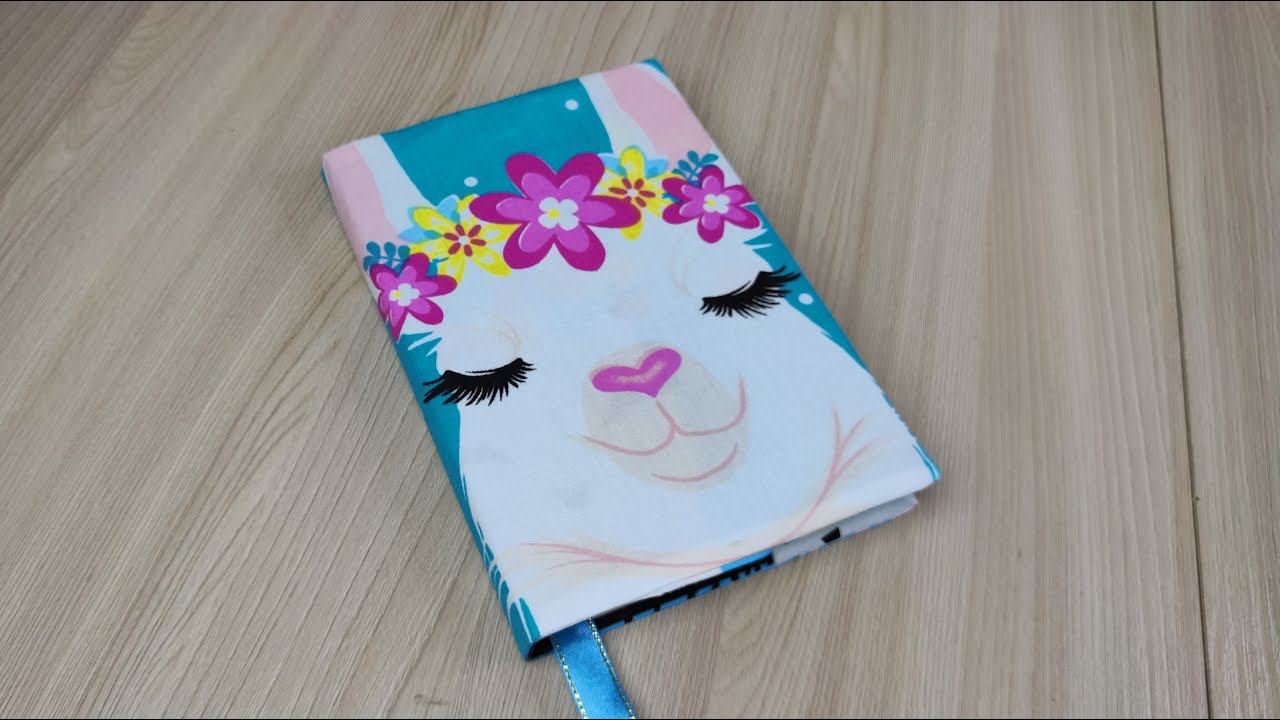 DIY тканевая обложка на книгу/блокнот смотреть онлайн