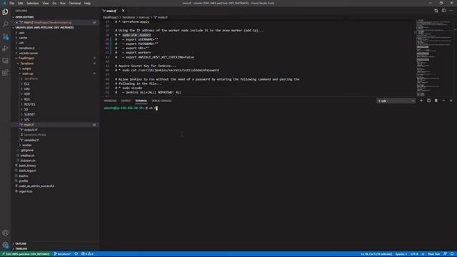 Deploying a dockerised java application using terraform, Jenkins and AWS resources смотреть онлайн