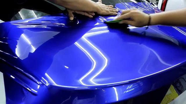 WRAPPING STICKER BMW METALLIC SANMARINO BLUE смотреть онлайн
