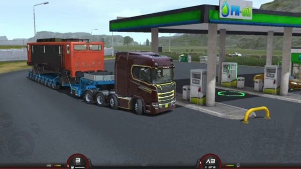 самый тежолый груз 128 тонн. TRACKERS OF EUROPE 3. потный рейс.