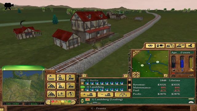 Railroad Tycoon 3 17 - The State Of Germany 1/3 смотреть онлайн