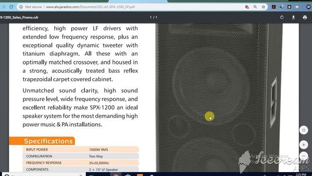 Ahuja SPX 1200 DJ Top model 1000watt speaker Review and Matching Amplifier смотреть онлайн