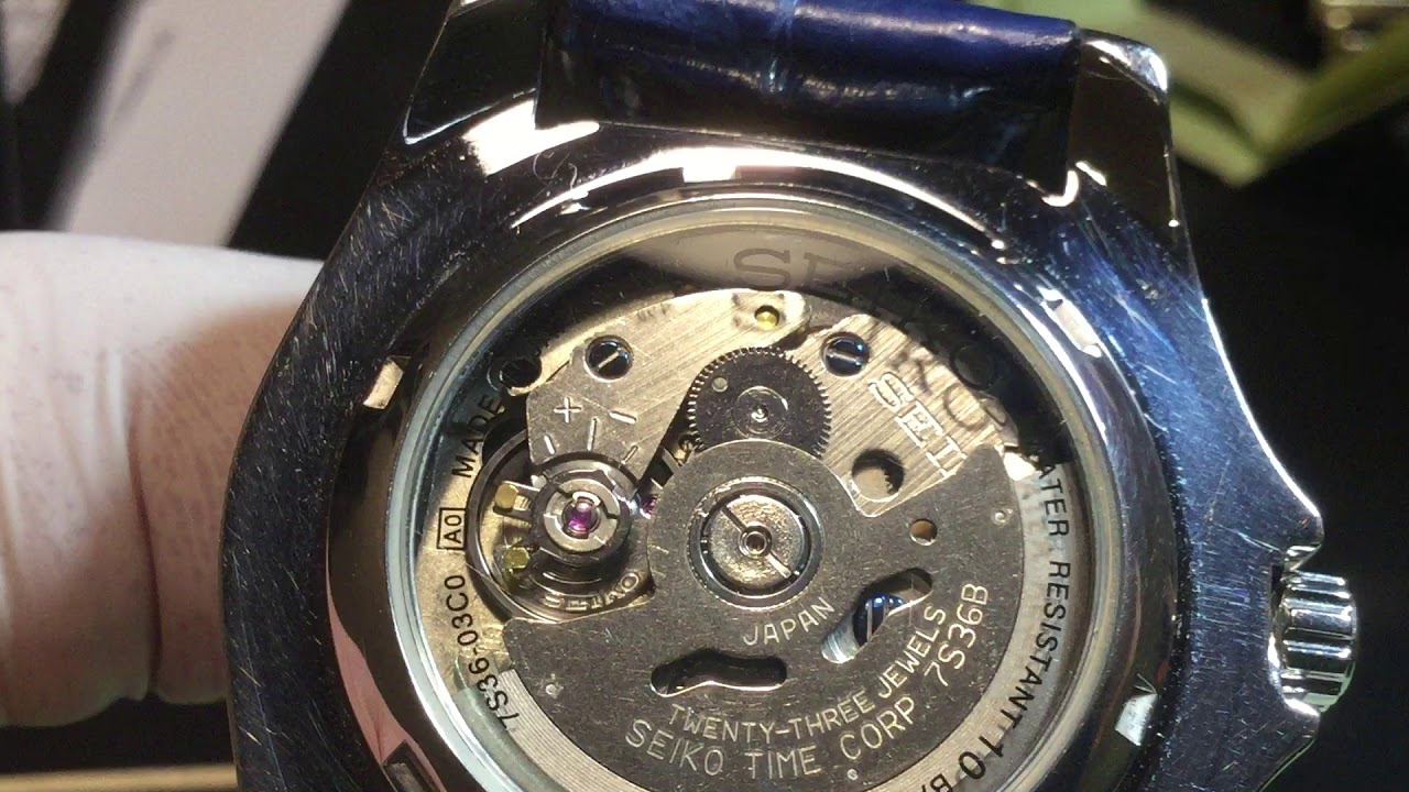 SEIKO 5 Проверка Автоподзавода смотреть онлайн