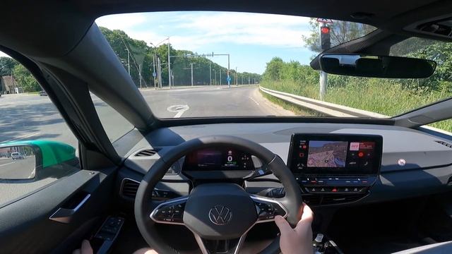 Day Drive Volkswagen ID.3 iV Pro 204hp 150kw POV 2021 смотреть онлайн