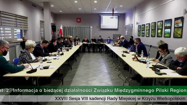 XXVIII Sesja VII kadencji Rady Miejskiej w Krzyżu Wielkopolskim 25 marca 2021 roku смотреть онлайн