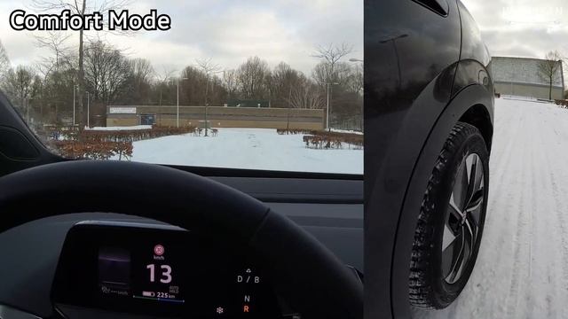 Driving on Snow | VW ID.4 1st Max смотреть онлайн