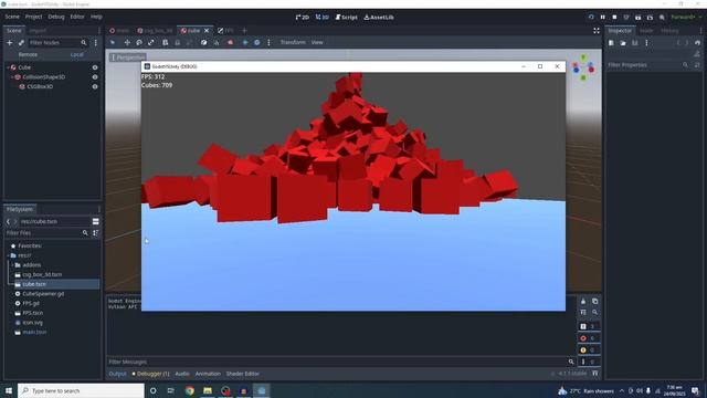 Switching from Unity to Godot 4 or Stride. Watch Godot 4.1 vs Stride 4.1 3D Performance Test. смотреть онлайн