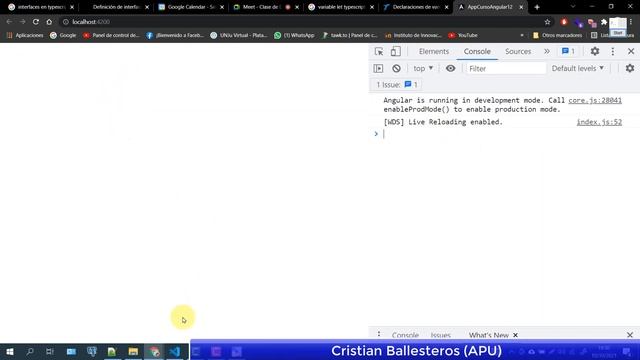TypeScript en Angular 12 constructor ngOnInt variables globales let console.log mostrar x consola P смотреть онлайн