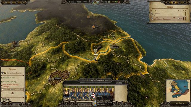 Total War: Attila - Age Of Charlemagne - The Kingdom Of Mercia Faction - Showcase & Overview