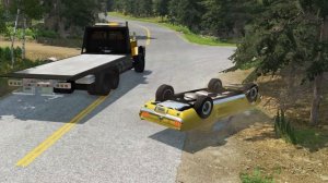 Автомобили против трубопроводного моста – BeamNG.Drive