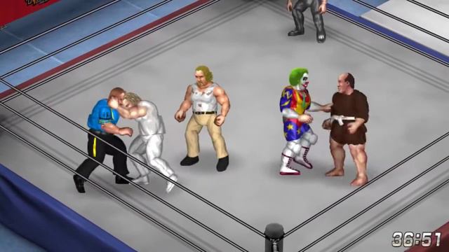 Fire Pro Wrestling World (PC) - 30-Man Royal Rumble смотреть онлайн