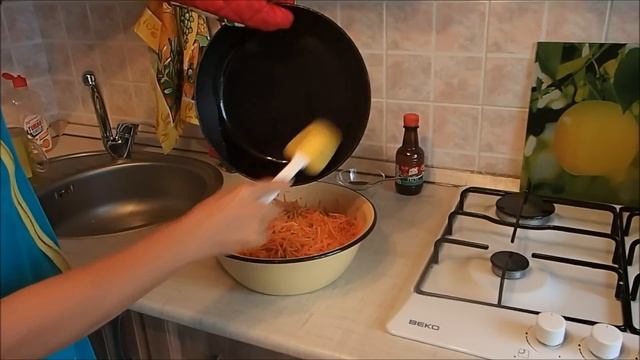 Морковь по корейски. Рецепт второй. смотреть онлайн