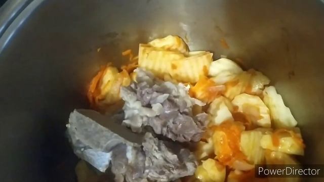 Суп из говядины с плавленым сырком