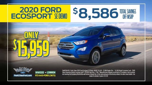 SAVE 35% | New Ford Fusion & EcoSport Demo Blowout! | Ford Dealer in Dallas, TX смотреть онлайн