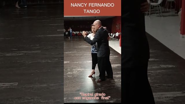 Tango ~ "Espiral girado y enganche final" - Nancy Fernando Tango смотреть онлайн