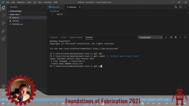 Setting up Git and GitHub to default 'main' Branch смотреть онлайн