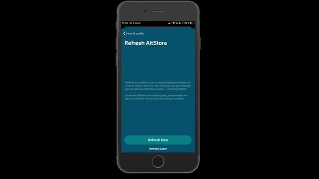 Установка и подпись unc0ver с телефона без ПК | AltStore | AltDaemon | Jailbreak iOS13 | ReProvisio смотреть онлайн