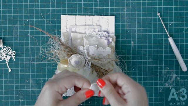 Скрапбукинг. МК по открытки в стиле прованс