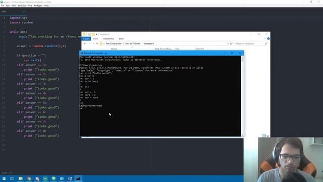 Installing Python 3.x, first steps and running our code with it! смотреть онлайн