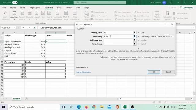 How to calculate Grade Point Average or GPA in Excel смотреть онлайн