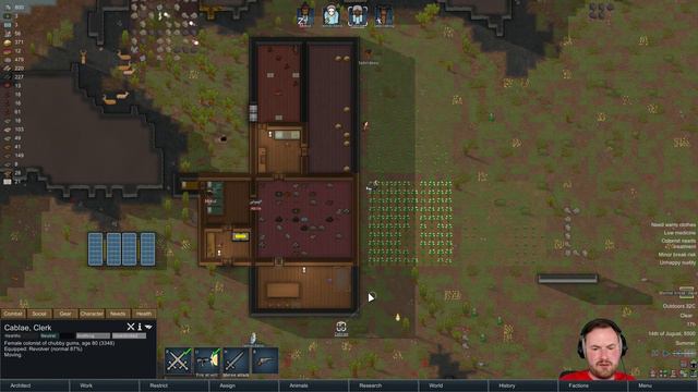 Sips Plays RimWorld (15/6/2018) - #34 - Dum-dum in the Raid смотреть онлайн