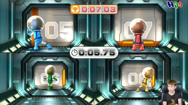 Wii Party U Minigames Dojo Domination Dr Eggman Gameplay @MINH PARTY U смотреть онлайн