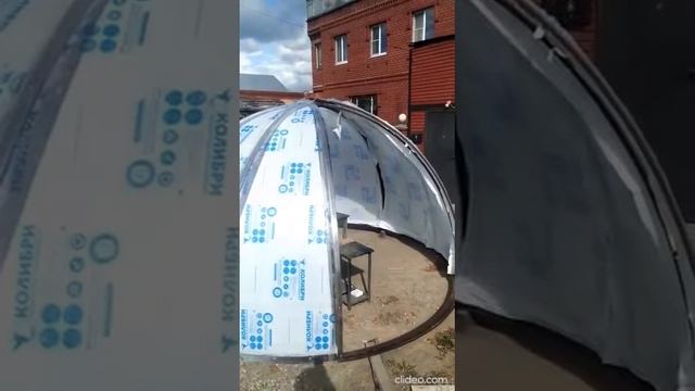 Павильон под бассейн.