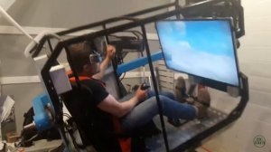 САМОДЕЛЬНЫЙ 3D АВИАСИМУЛЯТОР