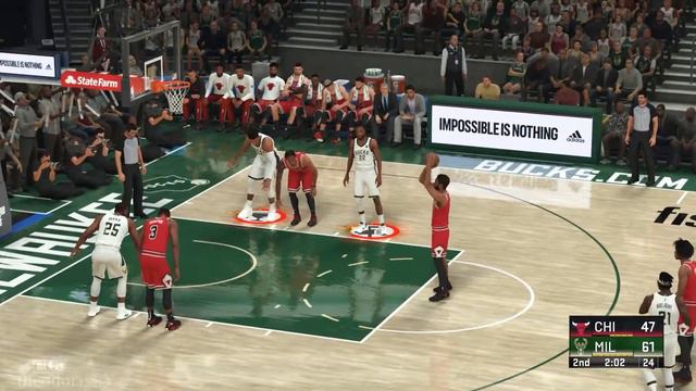 NBA 2K22 | BULLS vs BUCKS | 2022 NBA Playoffs смотреть онлайн