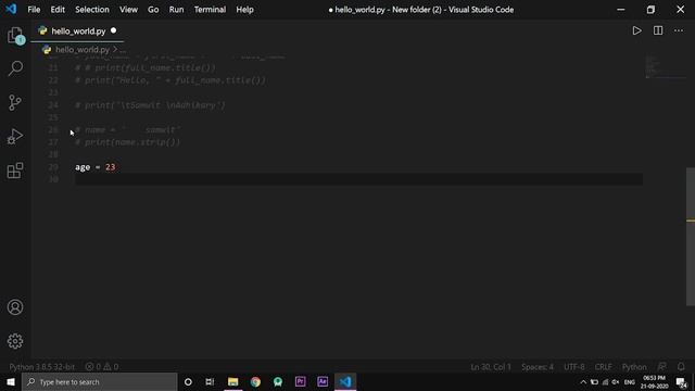 Variables and Simple Data Types | Video 2 | Python Crash Course | Bangla смотреть онлайн