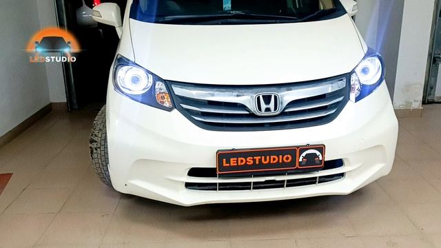 Honda Freed модернизация фар. Тюнинг фар. смотреть онлайн