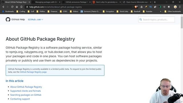 Github Package Registry | Maven, NuGet, NPM, Docker, and More! | Coffee With Steve Live Stream ☕ смотреть онлайн