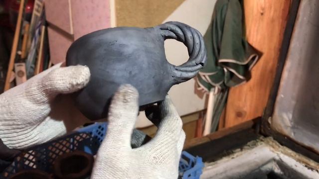 ? Выемка чёрного обжига из муфельной печи Гончарная школа Волшебство керамики смотреть онлайн