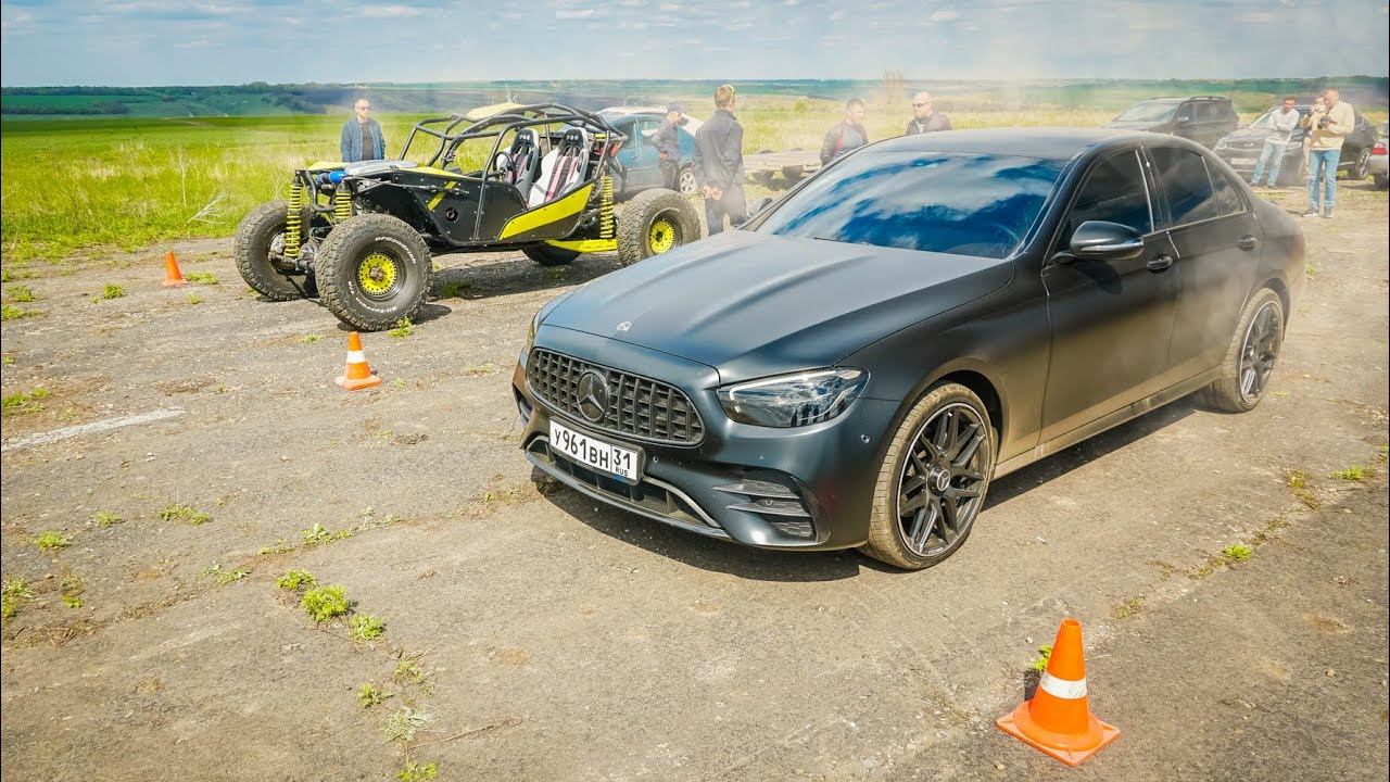 КТО БЫСТРЕЕ ЧЕРЕЗ ПОЛЕ? Мажор на Мерседесе против БАГГИ , Toyota Prado и Subaru смотреть онлайн