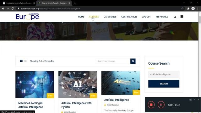Free Artificial Intelligence with Python Courses | Diploma e- learning Certificate | Europe Academy смотреть онлайн