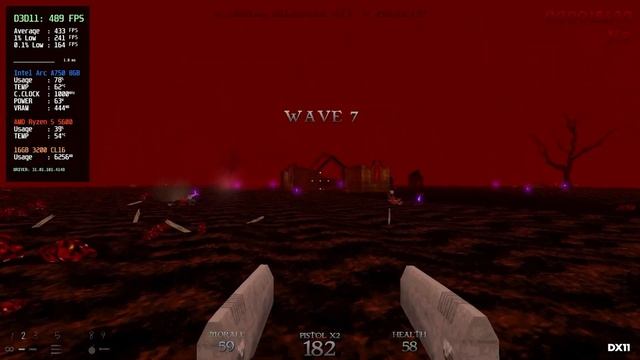 Intel Arc A750 8GB - DUSK | DX11 vs DXVK | 1080P смотреть онлайн