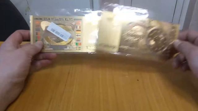 Банкнота один миллион евро из золотой фольги с joom джум смотреть онлайн