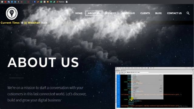 PHP Weather Detector Application - Implementation Test смотреть онлайн