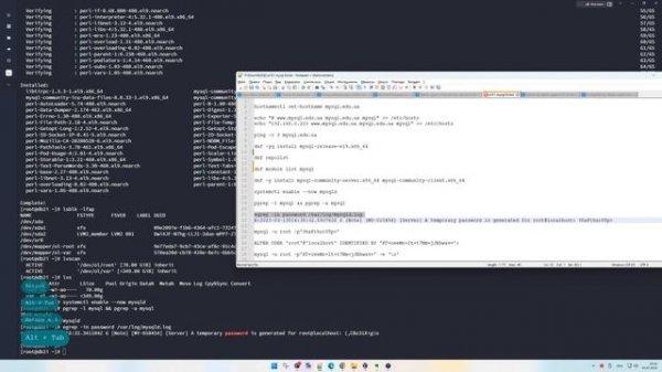 Установка MySQL Community Server 8.0.33 на Oracle Linux Server 9.2
