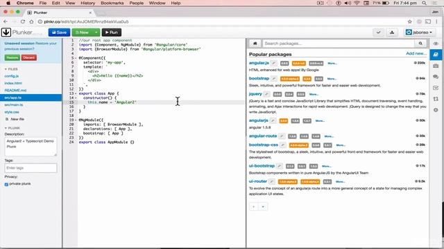 Angular 2 with Bootstrap 4 TypeScript part 2 смотреть онлайн