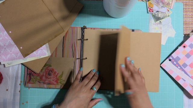 New Junk Journal - DIY Kraft Paper Insert Tutorial смотреть онлайн