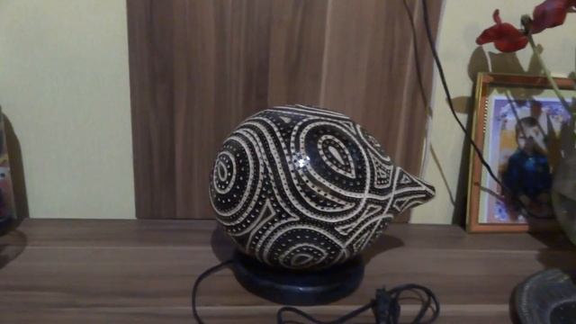 Lagenaria 2..calabash. Work "Hedgehog"./...Лагинария 2 бутылочная тыква Работа "Ежик" смотреть онлайн