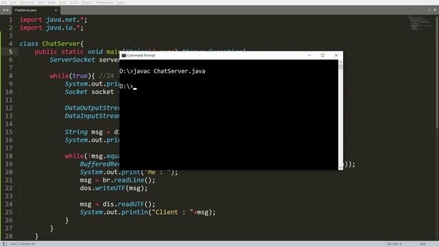 Development of ChatServer & ChatClient in Java using Socket Programming - Live Practical Demo смотреть онлайн